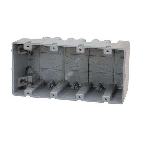 electrical junction box 4 gang|4 gang adjustable electrical box.